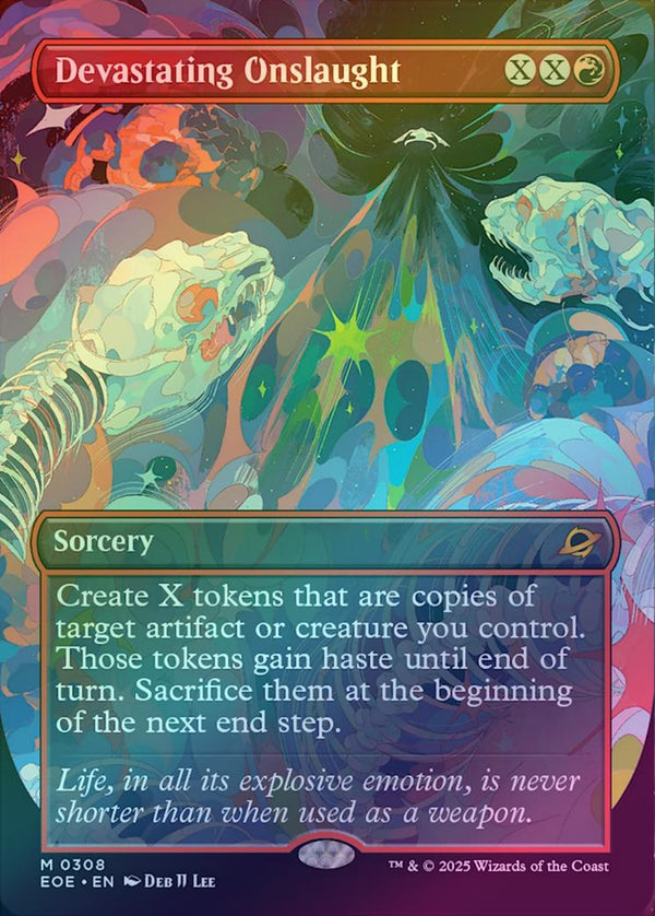 Devastating Onslaught - Surreal Space Showcase (Foil) (EOE)