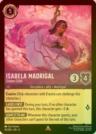 Isabella Madrigal (Golden Child) - 45/204 - Rare (Foil)