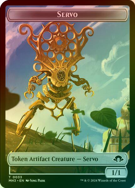 Servo // Zombie Army Token (Foil) (TMH3)