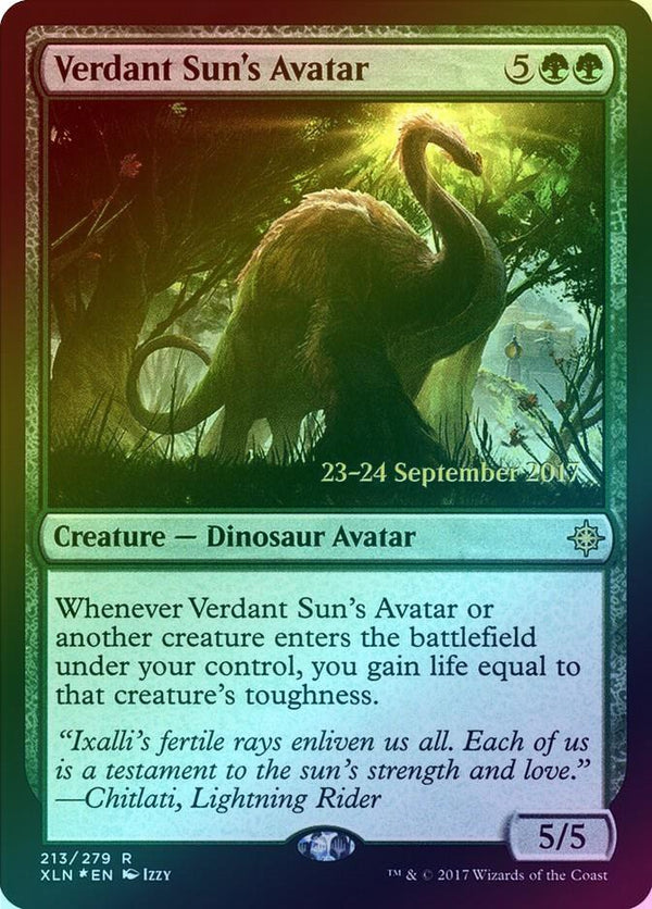 Verdant Sun's Avatar - Prerelease Promo (Foil) (PXLN)
