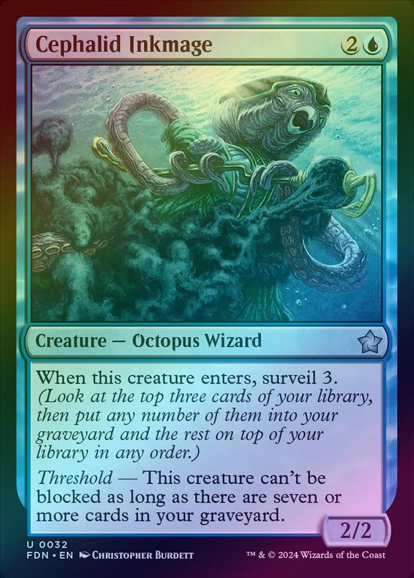 Cephalid Inkmage (Foil) (FDN)