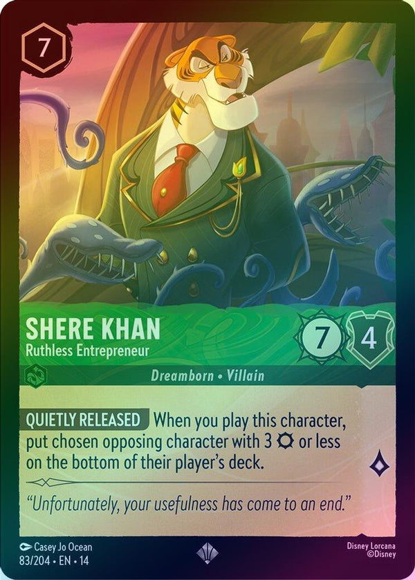 Shere Khan (Ruthless Entrepreneur) - 83/204 - Super Rare (Foil)
