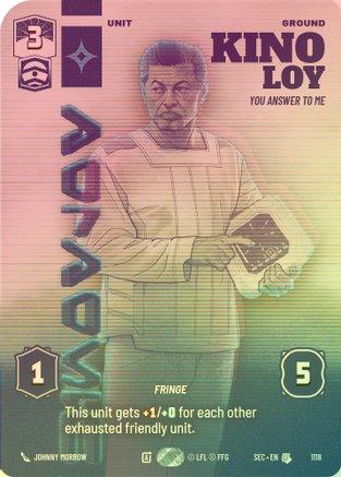 Kino Loy - You Answer to Me (Prestige Foil) - 1118 - Uncommon (Foil)