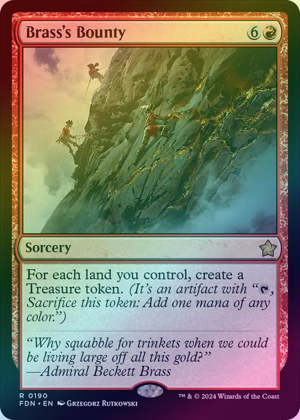 Brass's Bounty (Foil) (FDN)
