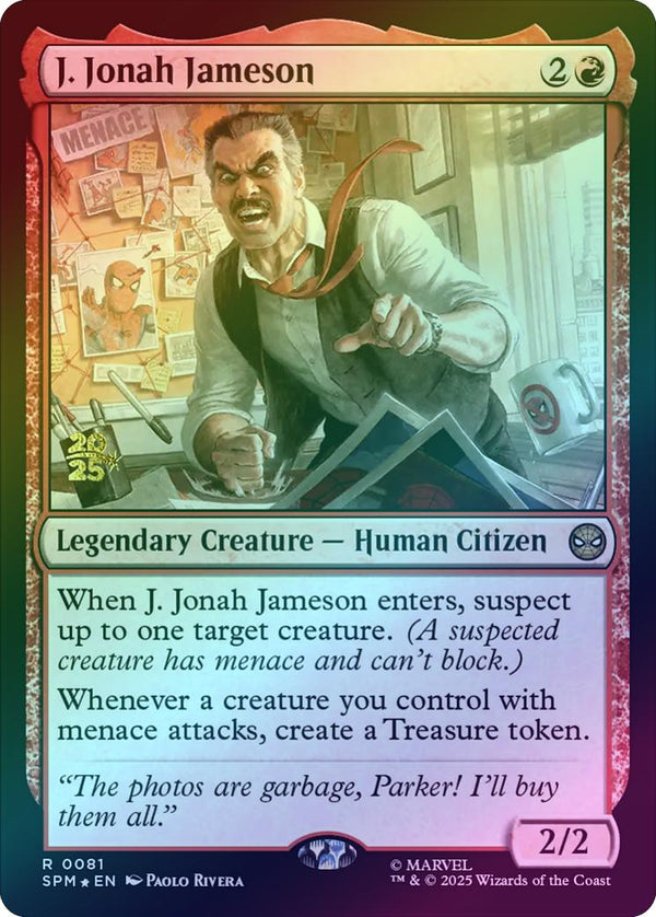 J. Jonah Jameson - Prerelease Promo (Foil) (PSPM)