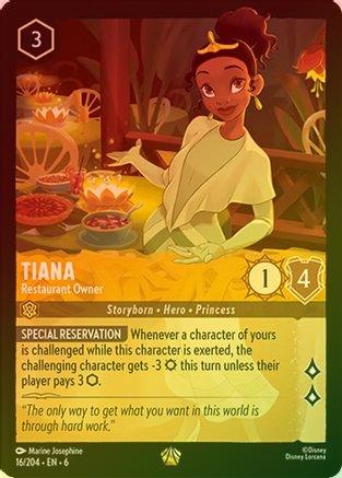 Tiana (Restaurant Owner) - 16/204 - Legendary (Foil)