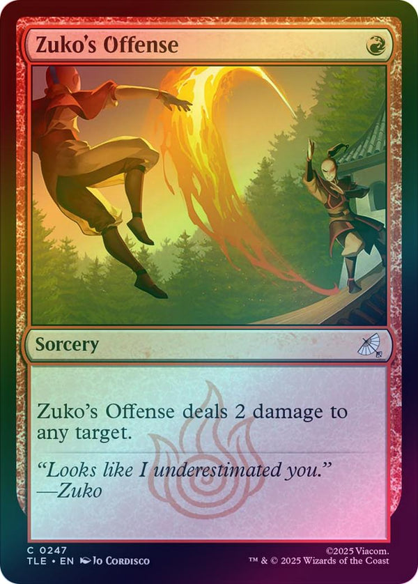 Zuko's Offense (Foil) (TLE)