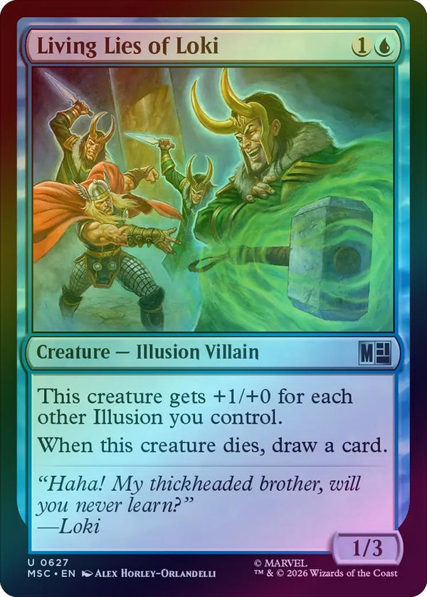 Living Lies of Loki (Foil) (MSC)