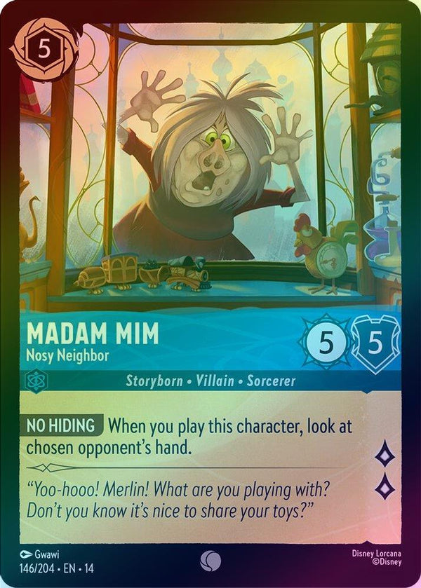 Madam Mim (Nosy Neighbor) - 146/204 - Common (Foil)