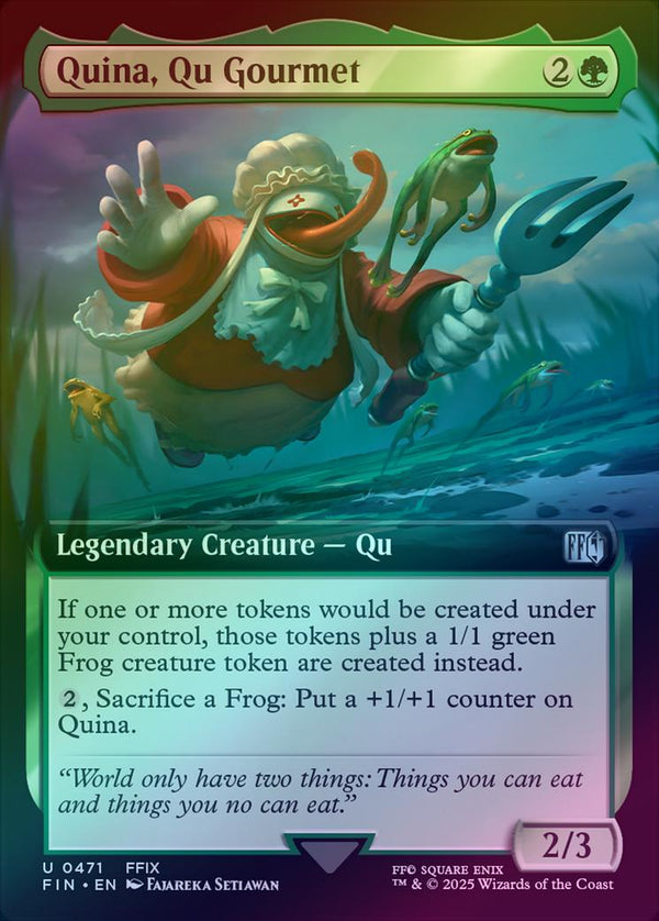 Quina, Qu Gourmet - Extended Art (Foil) (FIN)