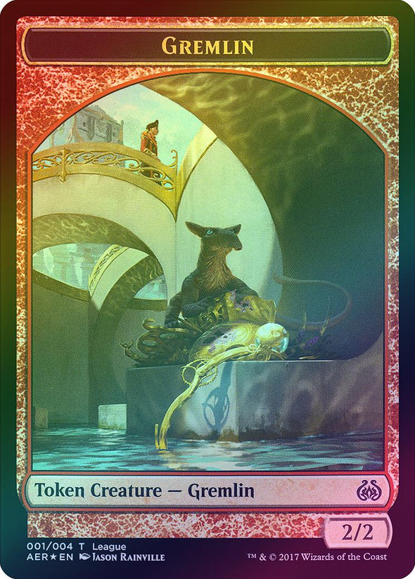 Gremlin // Energy Reserve Token - League Promo (Foil) (L17)