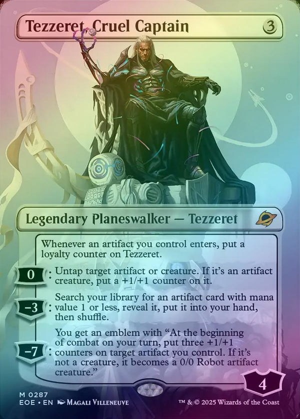 Tezzeret, Cruel Captain - Triumphant Showcase (Foil) (EOE)