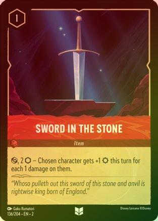 The Sword in the Stone - 136/204 - Uncommon (Foil)