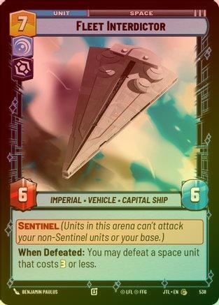Fleet Interdictor - 538 - Common (Foil)