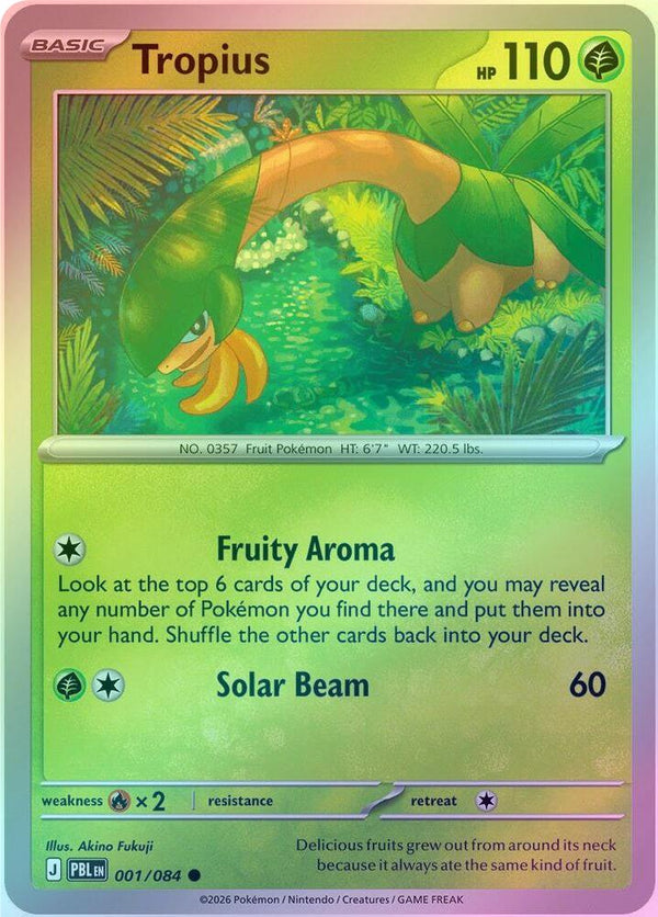 Tropius - 001/084 - Common - Reverse Holo