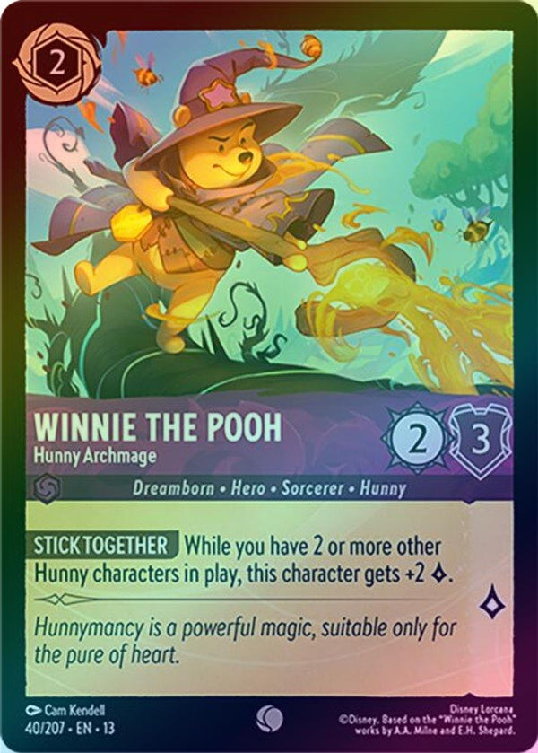Winnie the Pooh (Hunny Archmage) - 40/207 - Common (Foil)