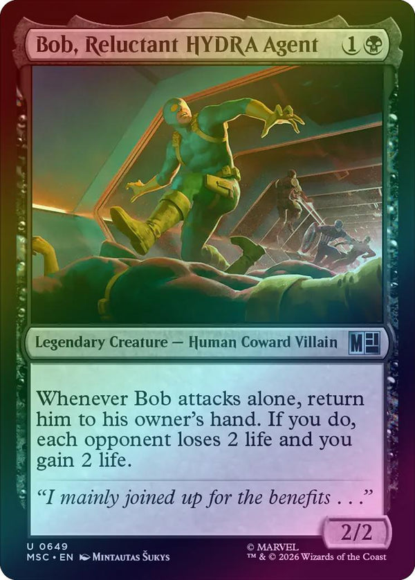 Bob, Reluctant HYDRA Agent (Foil) (MSC)