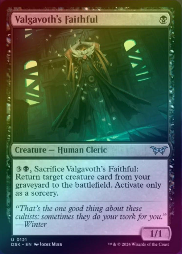 Valgavoth's Faithful (Foil) (DSK)