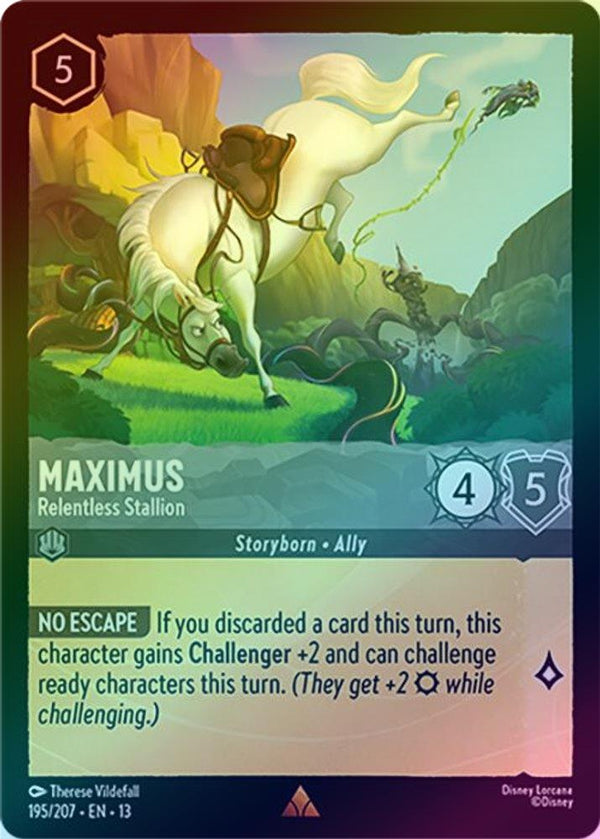 Maximus (Relentless Stallion) - 195/207 - Rare (Foil)