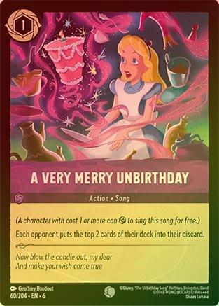 A Very Merry Unbirthday - 60/204 - Common (Foil)
