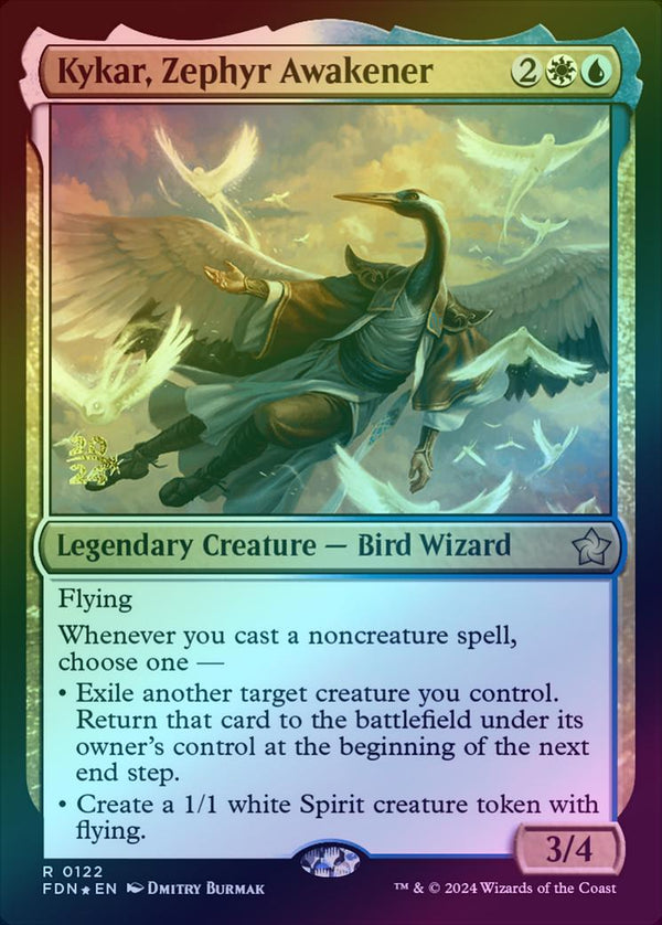 Kykar, Zephyr Awakener - Prerelease Promo (Foil) (PFDN)