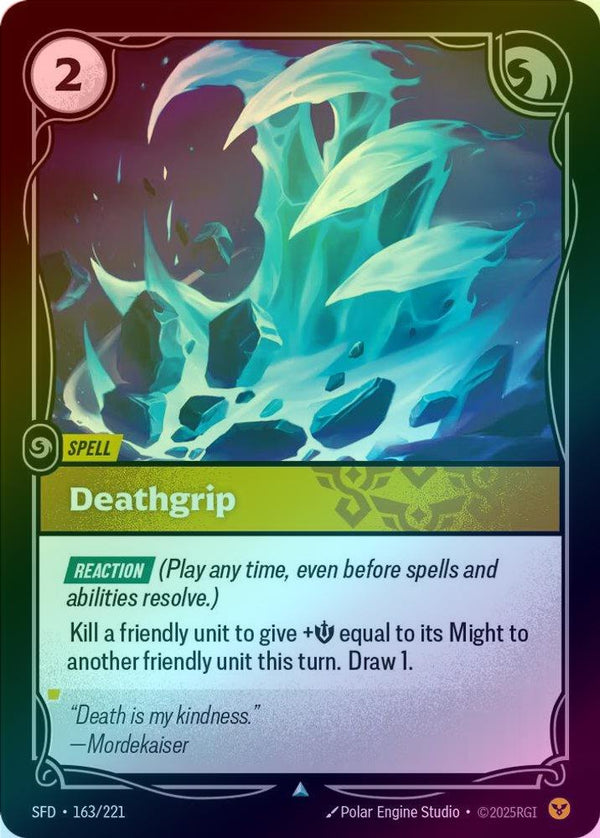Deathgrip - 163/221 - Uncommon (Foil)