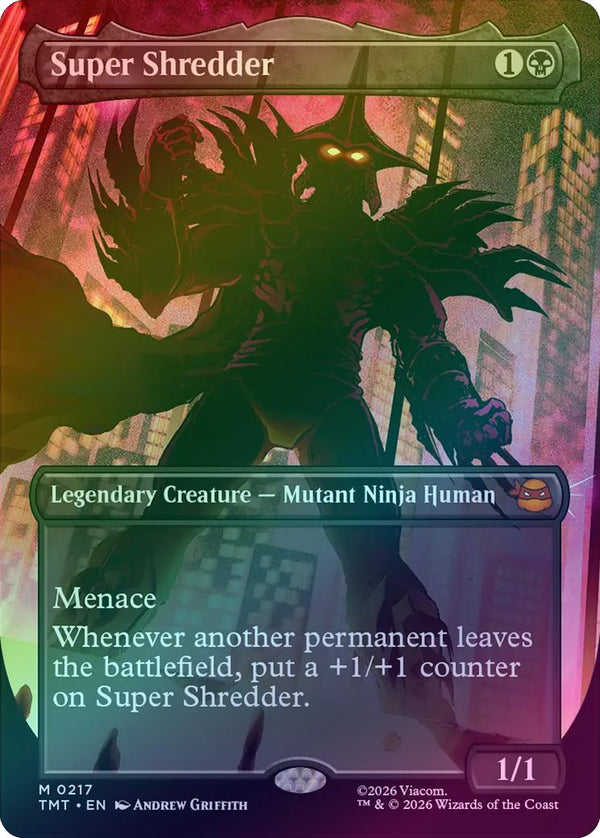 Super Shredder - Silhouette Showcase (Foil) (TMT)