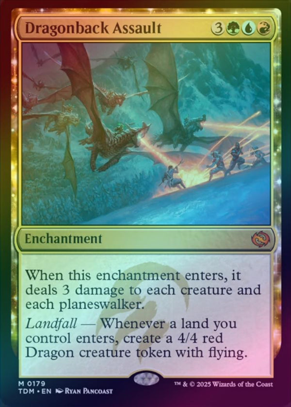 Dragonback Assault (Foil) (TDM)