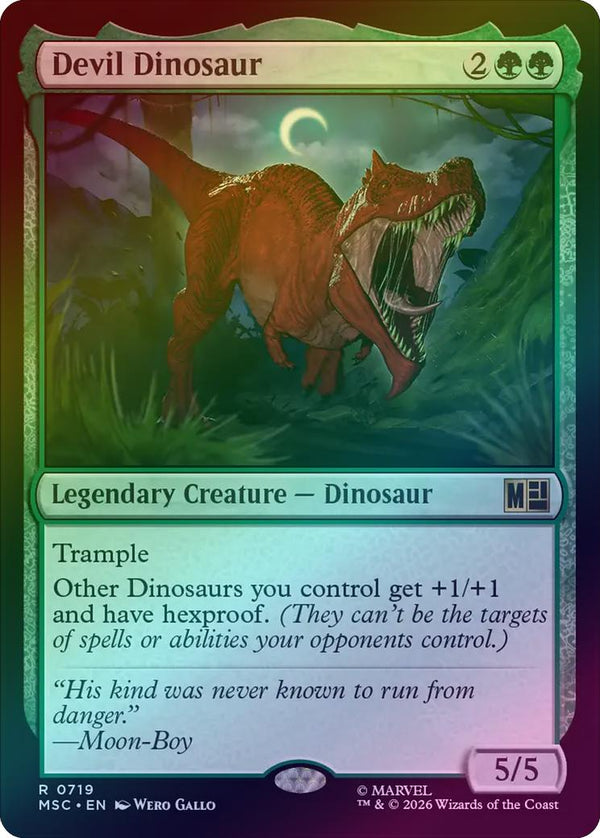 Devil Dinosaur (Foil) (MSC) (Pre-Order)