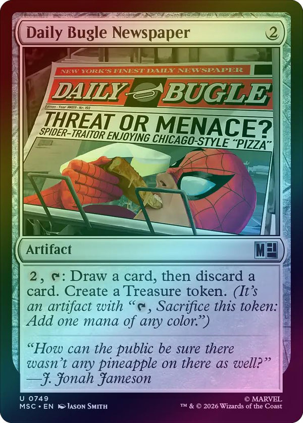 Daily Bugle Newspaper (Foil) (MSC)