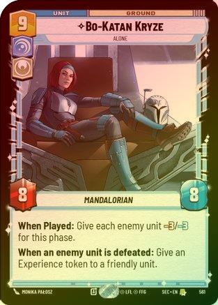 Bo-Katan Kryze - Alone (Foil) - 561 - Rare (Foil)