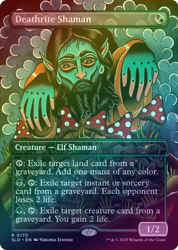 Deathrite Shaman - Inked (Rainbow Foil) (SLD)