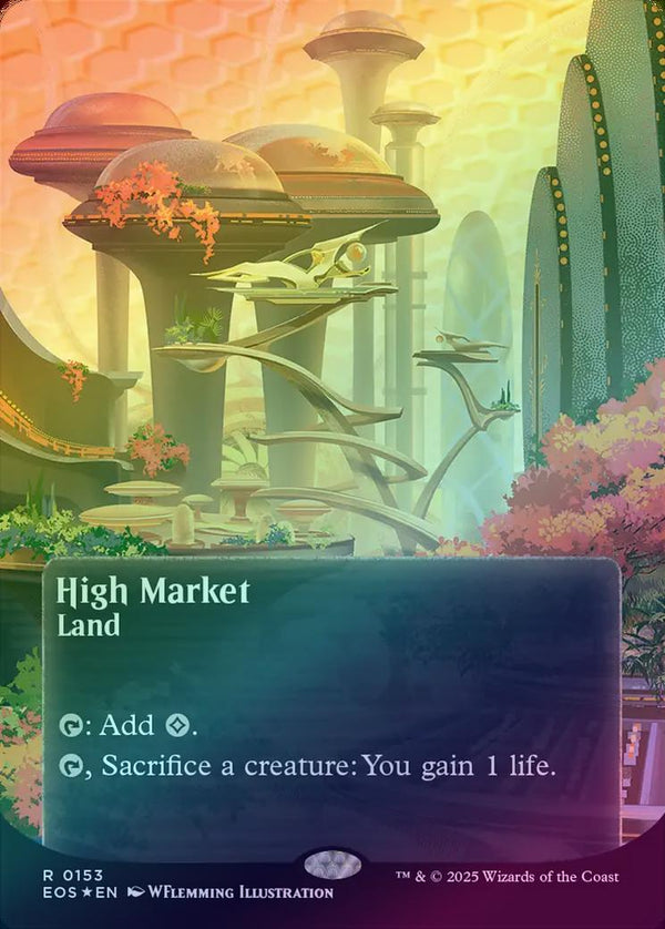 High Market - Borderless Poster (Galaxy Foil) (EOS)