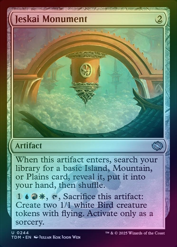 Jeskai Monument (Foil) (TDM)