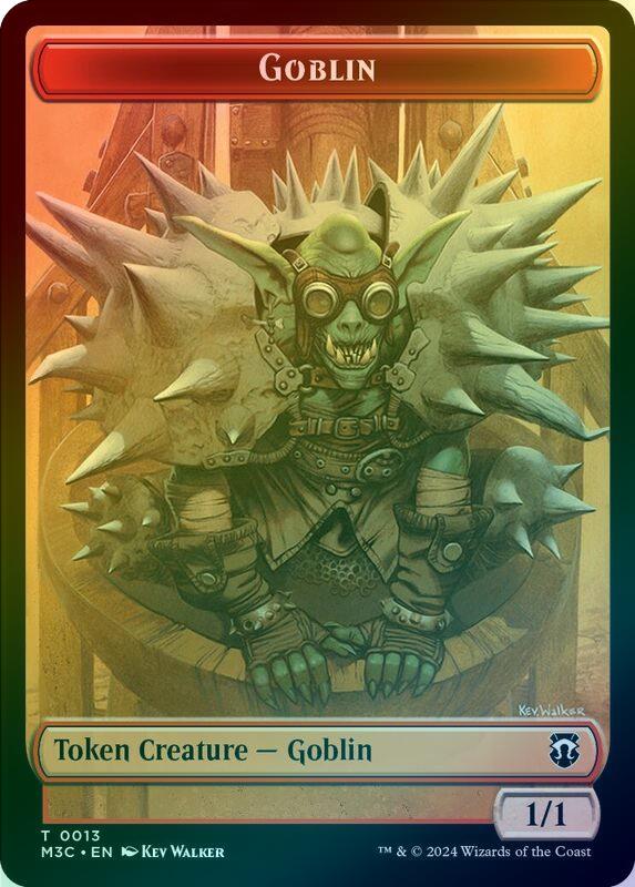 Tarmogoyf // Goblin Token (Ripple Foil) (TM3C)