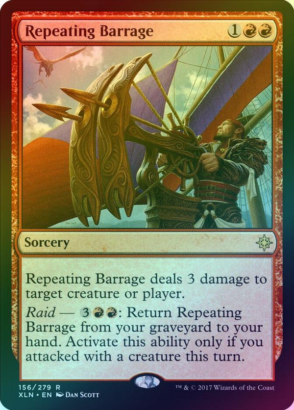 Repeating Barrage (Foil) (XLN)