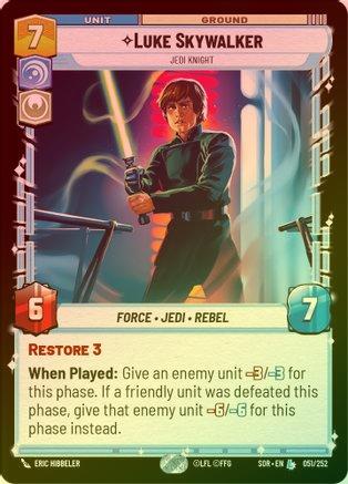 Luke Skywalker - Jedi Knight - 051/252 - Legendary (Foil)
