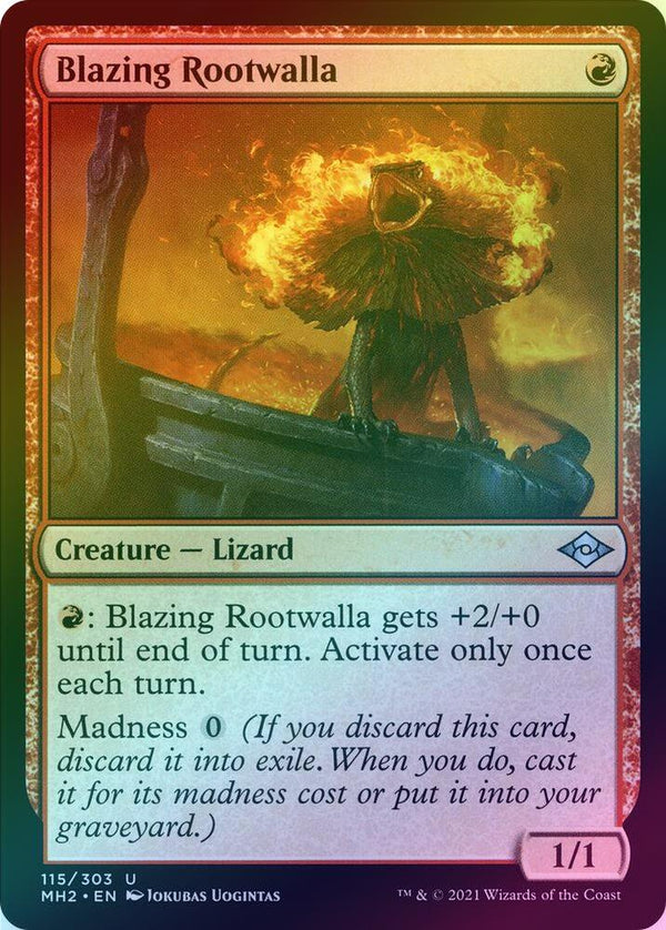 Blazing Rootwalla (Foil) (MH2)