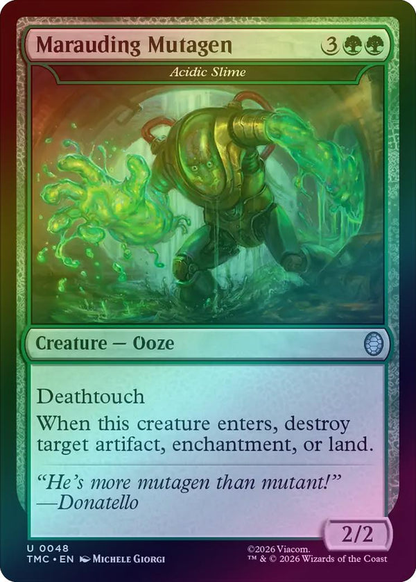 Marauding Mutagen // Acidic Slime (Surge Foil) (TMC)