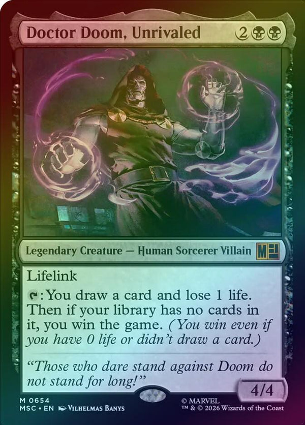 Doctor Doom, Unrivaled (Foil) (MSC)