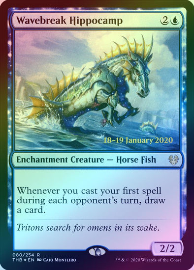 Wavebreak Hippocamp - Prerelease Promo (Foil) (PTHB)