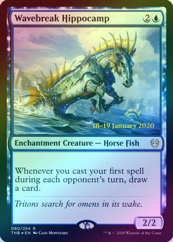 Wavebreak Hippocamp - Prerelease Promo (PTHB) (Foil)