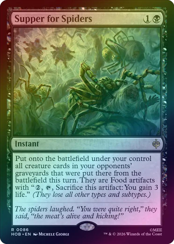 Supper for Spiders (Foil) (HOB) (Pre-Order)