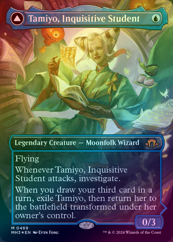 401 Games Canada - Tamiyo, Inquisitive Student // Tamiyo, Seasoned Scholar - Borderless (Textured Foil) (MH3) 401 Games Canada - Tamiyo, Inquisitive Student // Tamiyo, Seasoned Scholar - Borderless (Textured Foil) (MH3)