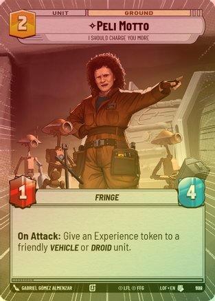 Peli Motto - I Should Charge You More (Hyperspace) - 998 - Uncommon (Foil)