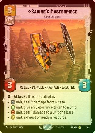 Sabine's Masterpiece - Crazy Colorful - 748 - Rare (Foil)