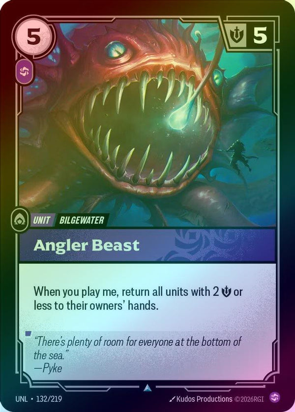 Angler Beast - 132/219 - Uncommon (Foil)