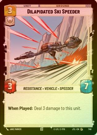 Dilapidated Ski Speeder - 746 - Common (Foil)