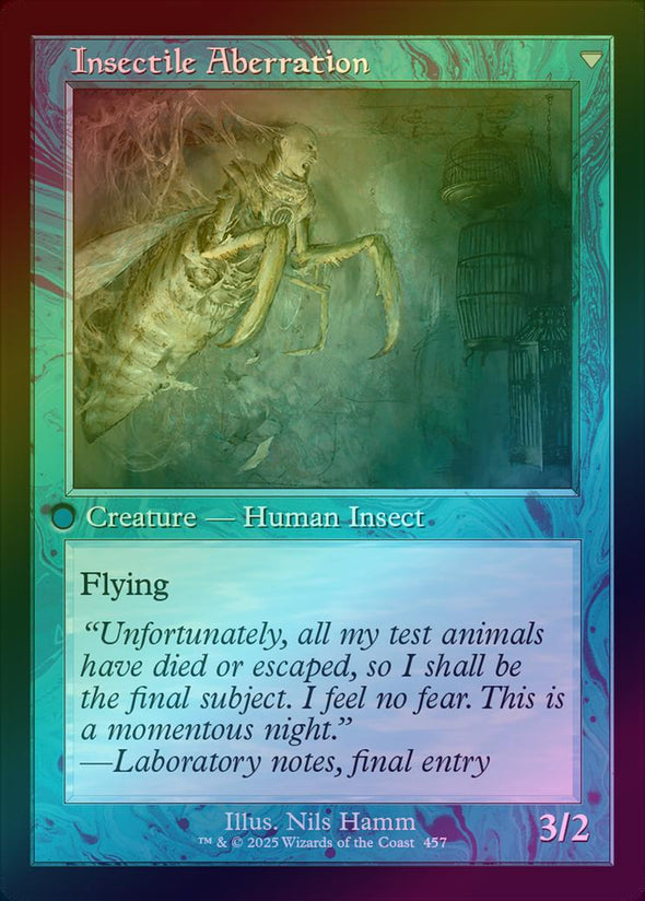 Delver of Secrets // Insectile Aberration - Retro Frame (Foil) (INR)