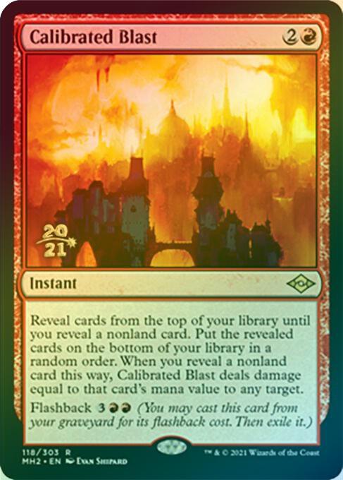 Calibrated Blast - Prerelease Promo (Foil) (PMH2)